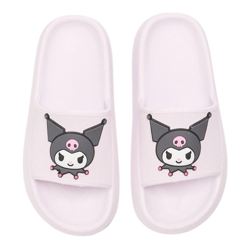 089 Kuromi Purple Slides Women Size Small